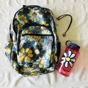 Life is Good flower backpack